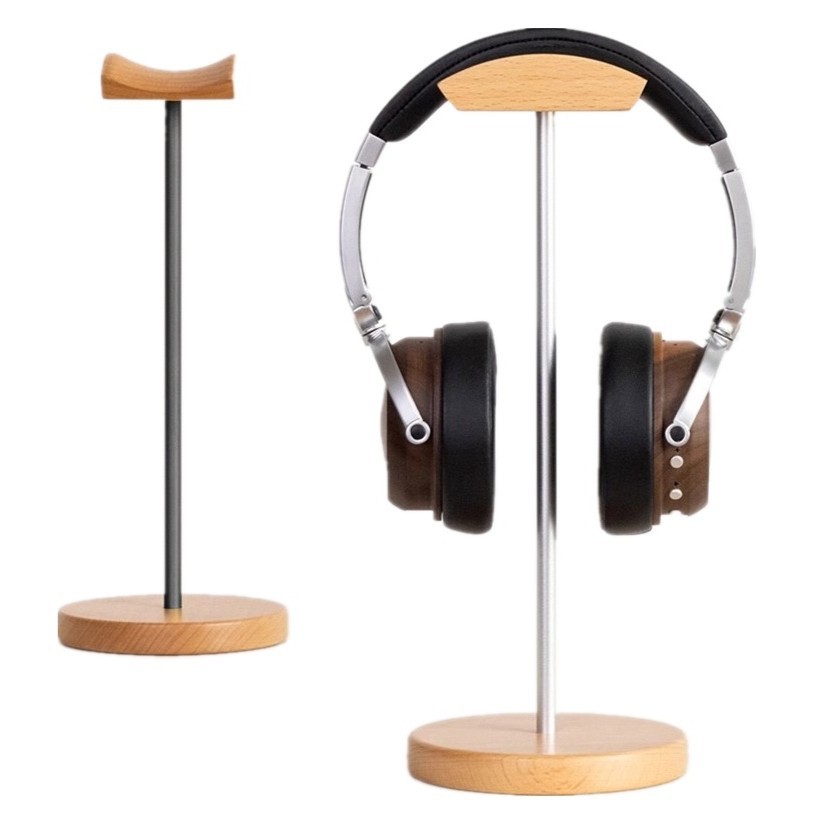 Outdoor Furniture Wood - Soporte para Auriculares de Madera de