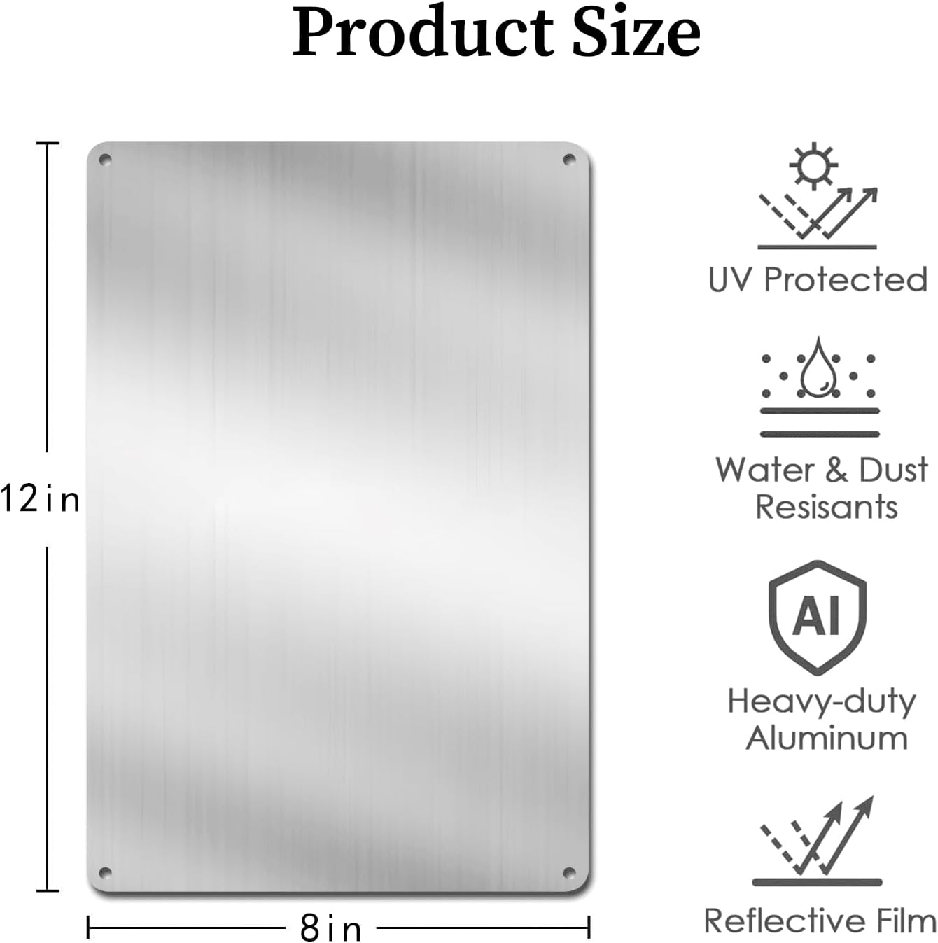 Letrero de pared de hierro Vin - Outdoor Furniture Metal reseña y precio