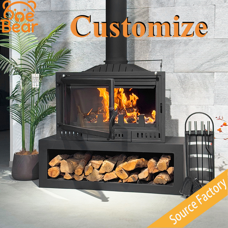 Chimenea de leña empotrada per - Outdoor Furniture Metal reseña y precio