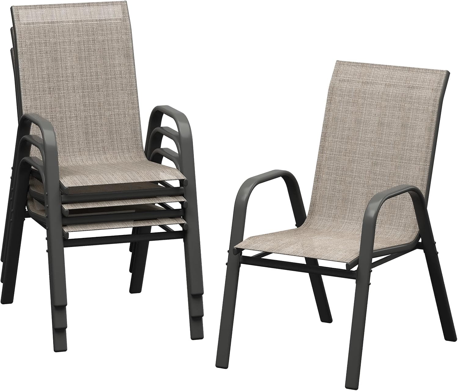 Juego de 4 sillas de comedor p - Outdoor Furniture Metal Chairs reseña y precio